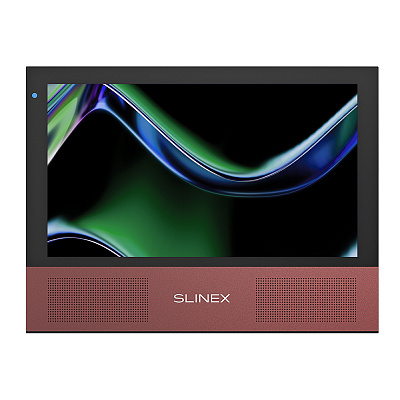 картинка Slinex Sonik-7 цвет черный. 7" AHD Домофон с сенсорным экраном, стерео динамиками и сменными панелями от компании Intant